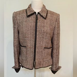 Pre-owned size 8 DONCASTER tweed jacket